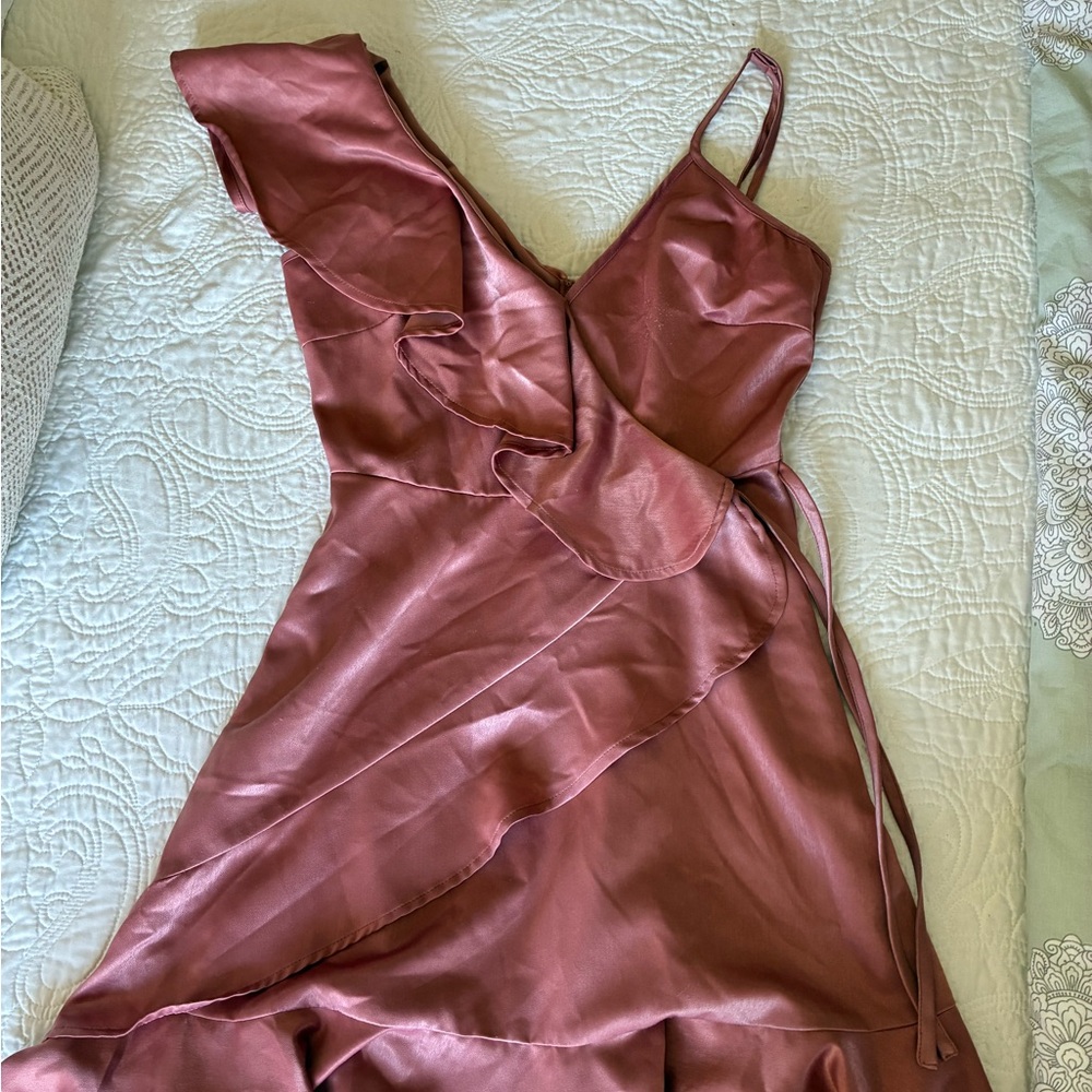 Jack by BB Dakota Asymmetrical Rose Dress